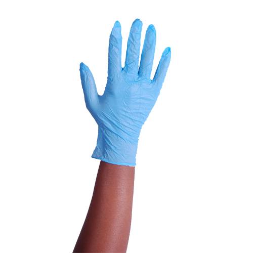CHEFWARE Disposable Nitrile Powder Free Gloves - Medium - Blue - Pack Of 100 - UDN0001