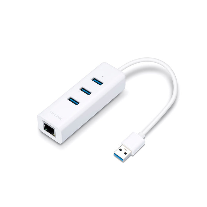 TP-LINK USB3.0 TO GBE ETHERNET WITH 3P USB3.0 HUB - NET-TL-UE330