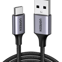 Ugreen USB To Type C Braid Cable 1M-Black-UG-US288-60126
