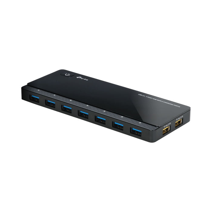 TP-LINK USB3.0 7-PORT HUB, X 2 CHARGING POINTS - NET-TL-UH720