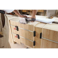 BESSEY Lightweight Parallel Clamp UK UNIKLAMP - 583-030 108: Heavy-duty woodworking clamp with parallel jaws, 300mm opening