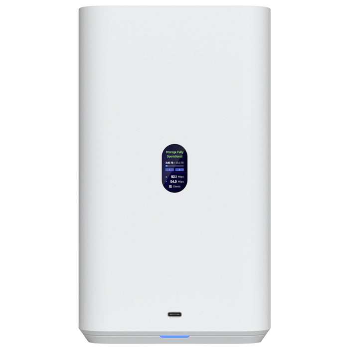 Ubiquiti UniFi White UNAS 2.5Gbps Ethernet 2x 3.5