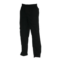 CHEF EQUIP Chefs Uniform - Cargo' Black - Xxx Large - UNI2036