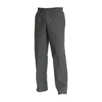 CHEF EQUIP Chefs Uniform - Baggies Black/White Check -X Small - UNI3030