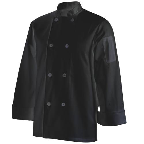 Black Chef Jacket Long Sleeve XXL | Chef Uniform Professional Clothing
