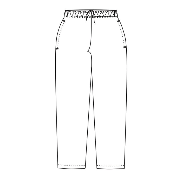 CHEF EQUIP Chefs Uniform - Baggies Black - X Small - Drawcord - UNI7040