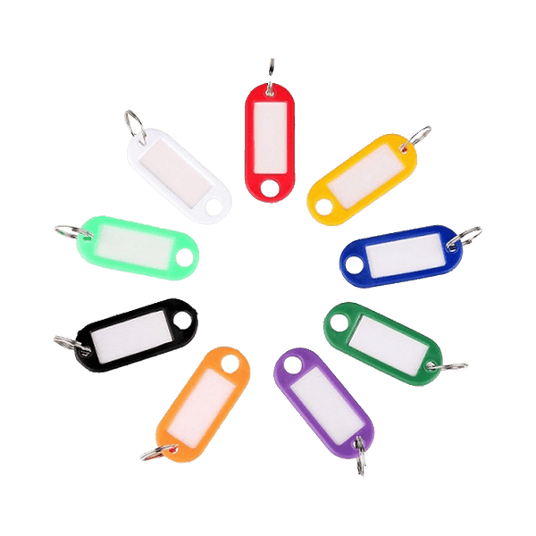 Key Tag Mts Plastic 300 Pc Asst Colours Uns0053 MTS