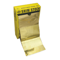 Shim Stock Mts Brass Box 4 Xthickness X1 M Uns0330