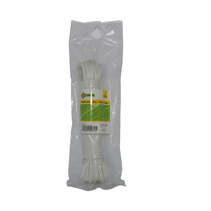 Wash Line 3 X30 M Wire Core Pvc Coated Uns1560