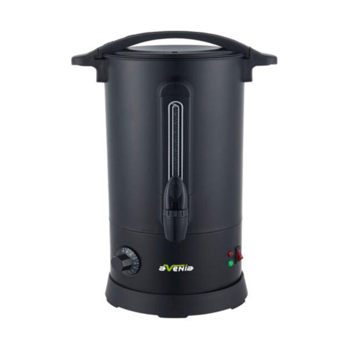Avenia 20L Black Electric Urn (URA1020-R01) - Boiling Water Dispenser w/ Sight Glass | Chavda.com