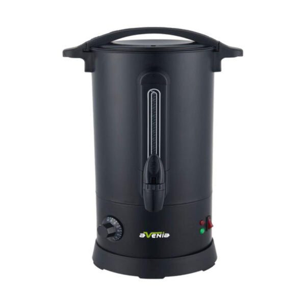 Avenia 20L Black Electric Urn (URA1020-R01) - Boiling Water Dispenser w/ Sight Glass | Chavda.com