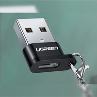 UGREEN USB A Male to USB Type-C Female Adapter (Black)