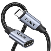 UGREEN Type-C 3.1 Gen2 Extension Cable – 10Gbps, PD 100W (1m)-US372-30205