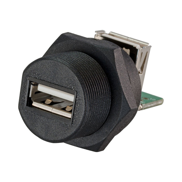 WATERPROOF USB2.0 A TYPE FEMALE TO FEMALE SOCKET - WAT-USB2AC-P3CRJ