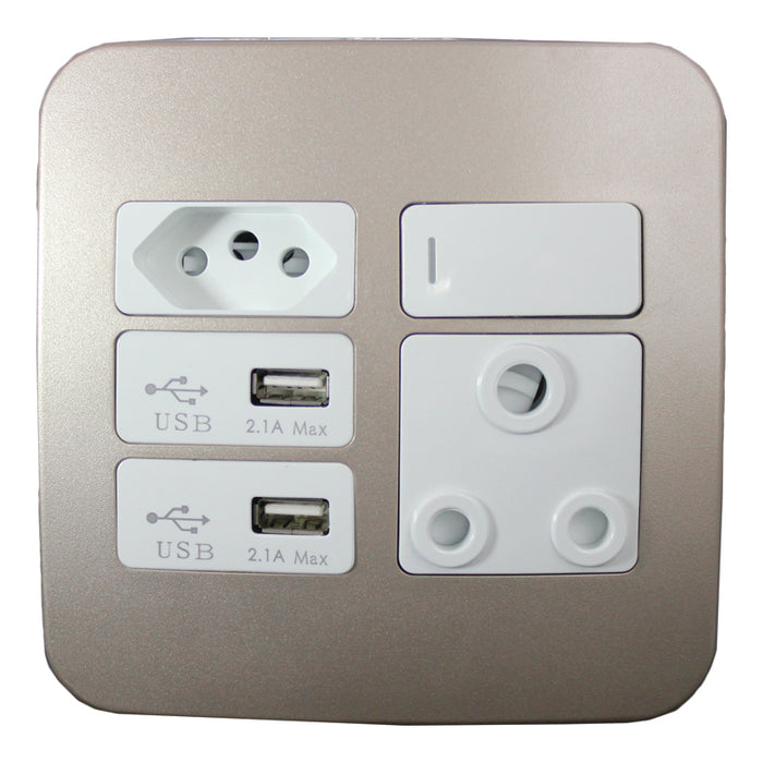 Major Tech VETi 1 - USB2 Socket Combination - Complete | USB2WCN - image 1
