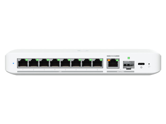 Ubiquiti UniFi Flex 2.5G Switch, 8 Port 2.5G, 10G Uplink, PoE in, USW-FLEX-2.5G-8