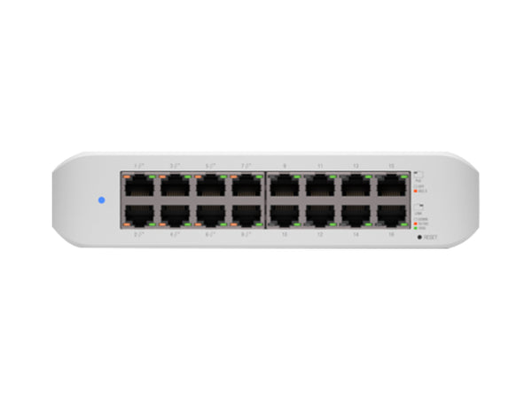 Ubiquiti UniFi Switch Lite 16 Port Gigabit 8PoE 45W | USW-Lite-16-POE