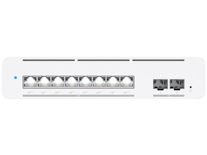 Ubiquiti UniFi Pro XG Switch 8 x 10Gbps PoE++ 2SFP+ 155W - USW-PRO-XG8P