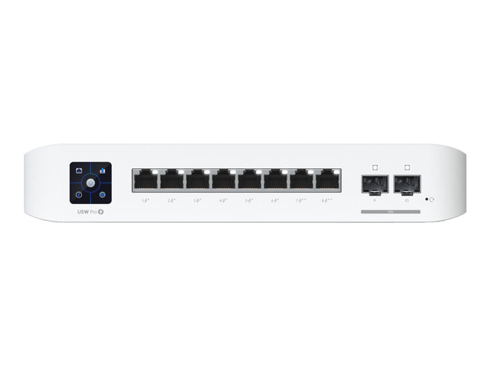 Ubiquiti UniFi Switch Pro 8 Port PoE | USW-PRO-8-POE (120W) - 6PoE+ 2PoE++ Network Switch