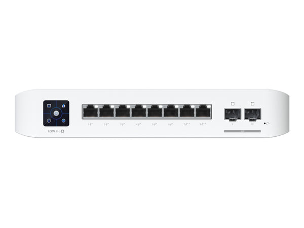 Ubiquiti UniFi Switch Pro 8 Port PoE | USW-PRO-8-POE (120W) - 6PoE+ 2PoE++ Network Switch