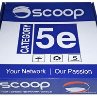 Scoop 100m Box Cat5e CCA Grey UTP Cable