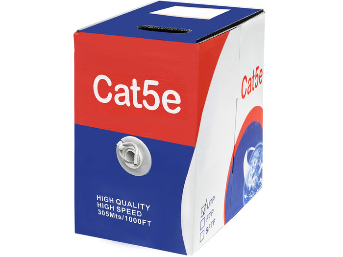 Scoop Unbranded 305m Box Cat5e CCA Grey UTP Cable - UTP-305CU
