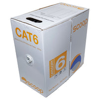 Scoop 305m Box Cat6 CCA White UTP Cable - UTP-6305CW