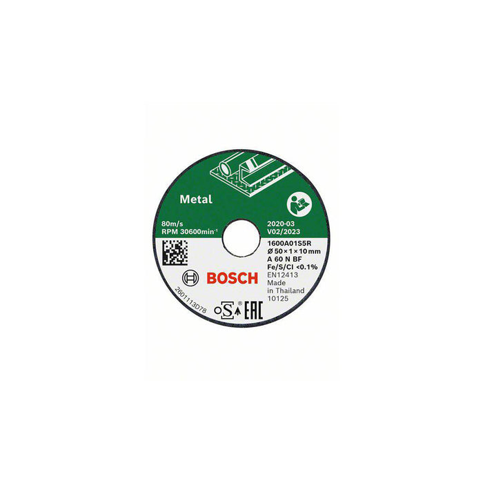 Bosch Bosch Accessories 1600A01S5Y Cutting disc straight 50 mm 10 mm 1 pc for Bosch angle grinder Easy Cut & Grind -  1600A01S5Y
