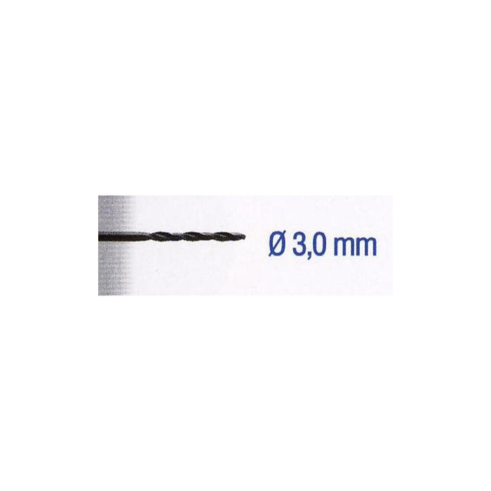 3mm HSS Twist Drill Bit - Precision Drilling for Wood, Metal, & Plastic