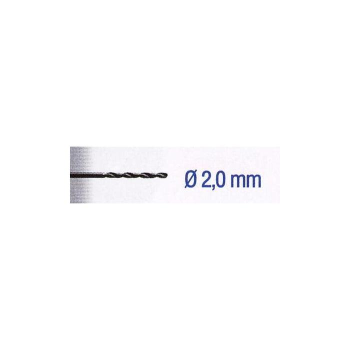 HSS Twist Drill Bit 2mm: High-Speed Steel Drill for Wood, Metal, and Plastic