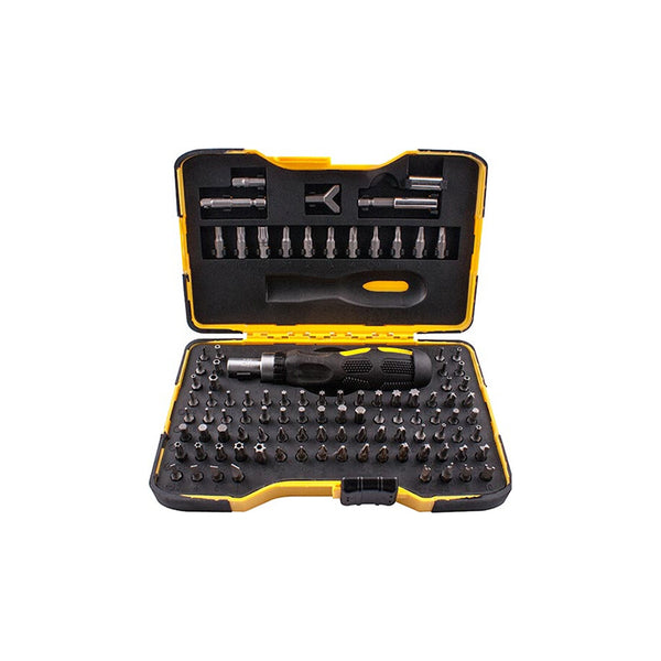 101PC SCREWDRIVER INSERT BIT SET IN STORAGE CASE ALL BIT TYPES INCLU