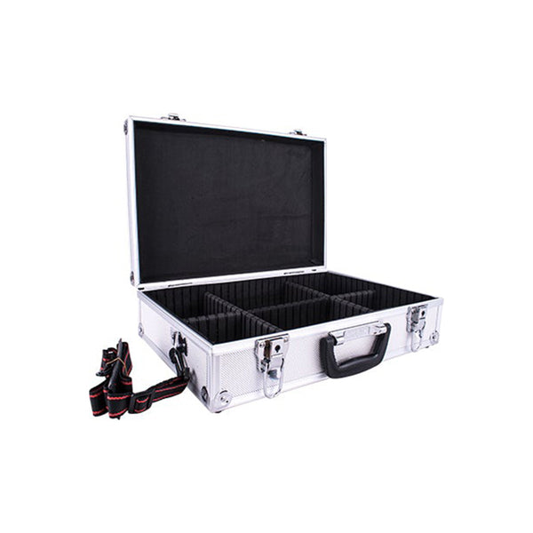 ALUMINIUM CASE 42.5 X 28.5 X 12 WITH 5 X DIVIDERS
