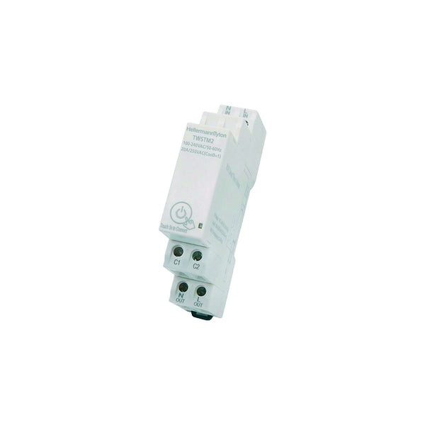 HellermannTyton TWSTM2 Wi-Fi Smart Energy Monitoring Relay 20A - DIN Rail Timer, Energy Monitor