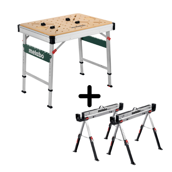 Metabo MWB 100 Multifunction Table & Work trestle MAB 82 Combo
