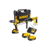 1 x HAMMER DRILL DCD796,1 x GRINDER DCG409VS, 2 x BATTERIES 18 V 5 AH,1 x CHARGER DCB1104, 2 x CARRY CASES TSAK - DWCOMBO85