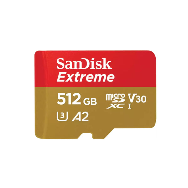 SANDISK EXTREME 512GB MICROSD UHS-I MEMORY CARD,SDSQXAV-512G-GN6MN