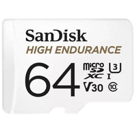 Sandisk High Endurance 64GB Class 3 MicroSDXC Card with Adapter Sandisk