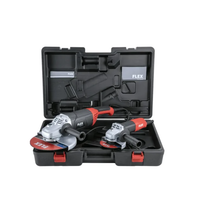 FLEX Angle Grinder Combo Kit – 2200W Large Grinder & L850 115 Small Grinder with Carry Case