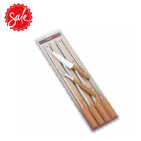 Tramontina Skewer Braai Set with Carving Knife and Fork 6 Piece - 26499032