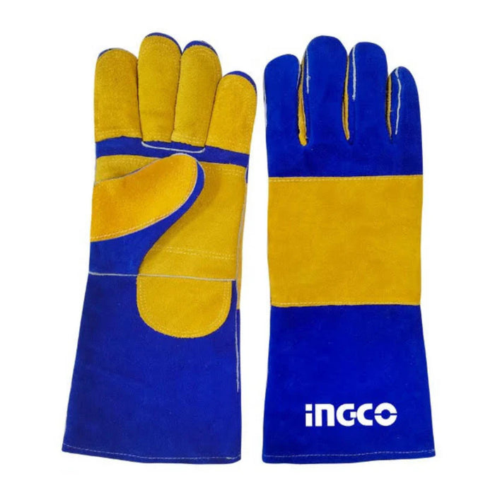 INGCO PPE GLOVES WELD ROYAL LEATHER 16'' HGVW04