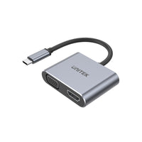 UNITEK TYPE-C TO HDMI (4K), VGA MST ADAPTER-V1126A - ADA-USB-C-HDMI-U