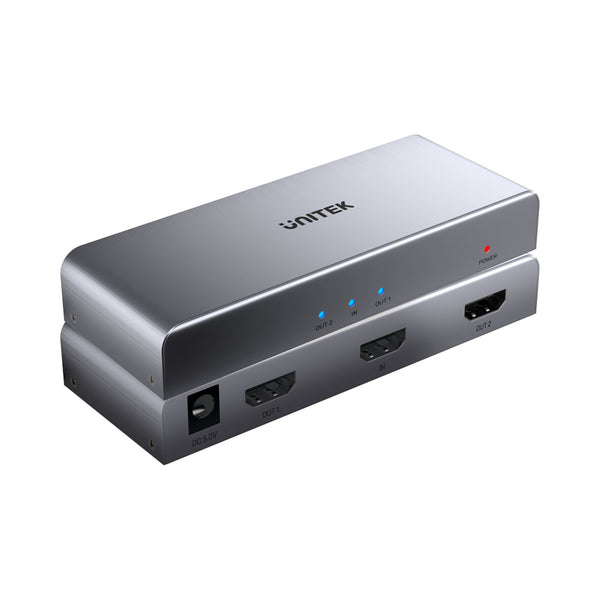 UNITEK HDMI SPLITTER 1IN2 OUT GREY (V1130A) - ADA-HDMI-V1130A