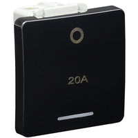 Major Tech 20A Double Pole Switch Module (2 Mod) BK V122DBK