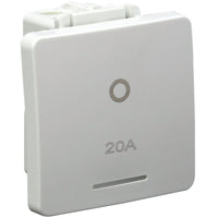 Major Tech 20A Double Pole Switch Module (2 Mod) WT V122DWT