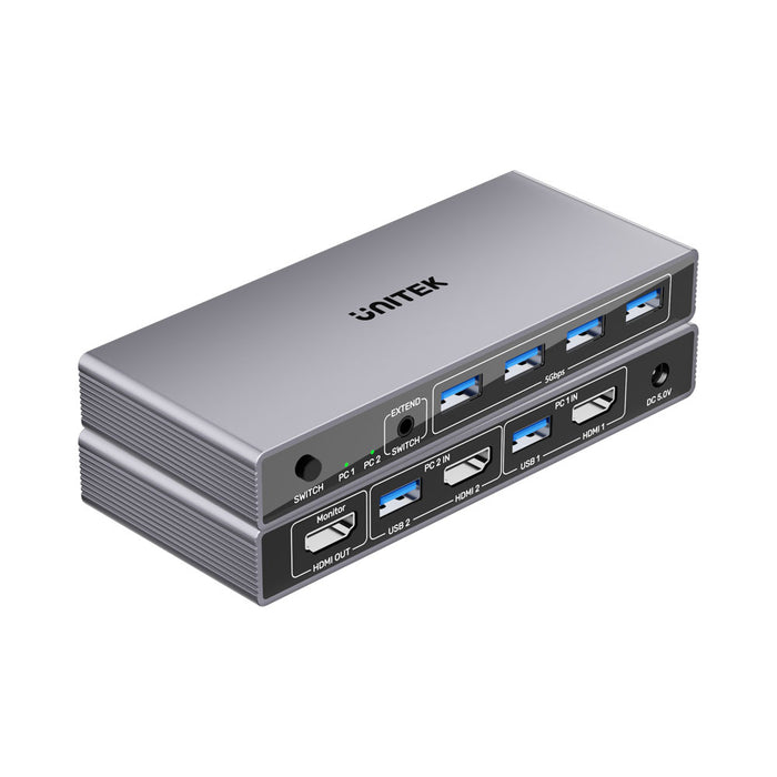 UNITEK V1309A 4K HDMI 4-PORT USB3.2 GEN1 5GBPS KVM SWITCH - KVM-HDMI-USB-V1309A