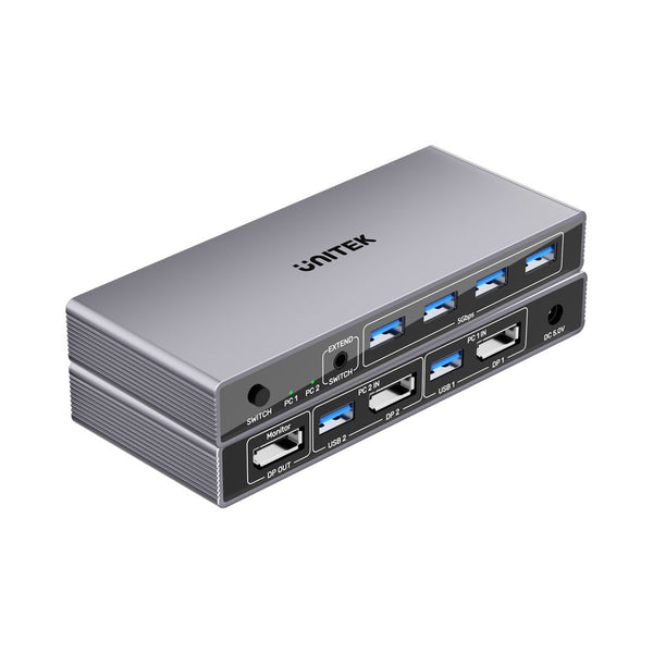 UNITEK V1310A 8K DISPLAYPORT 4-PORT USB3.0 5GBPS KVM SWITCH - KVM-DP-USB-V1310A