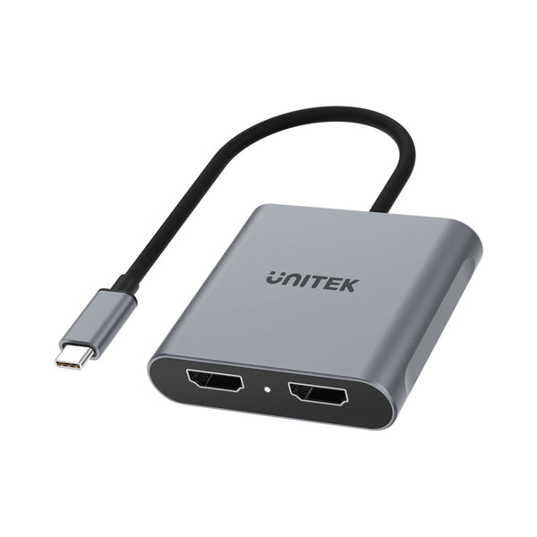 UNITEK TYPE-C TO DUAL HDMI2.0 4K ADAPTER (V1404B) - CNV-USB3C-HDMI-V1404