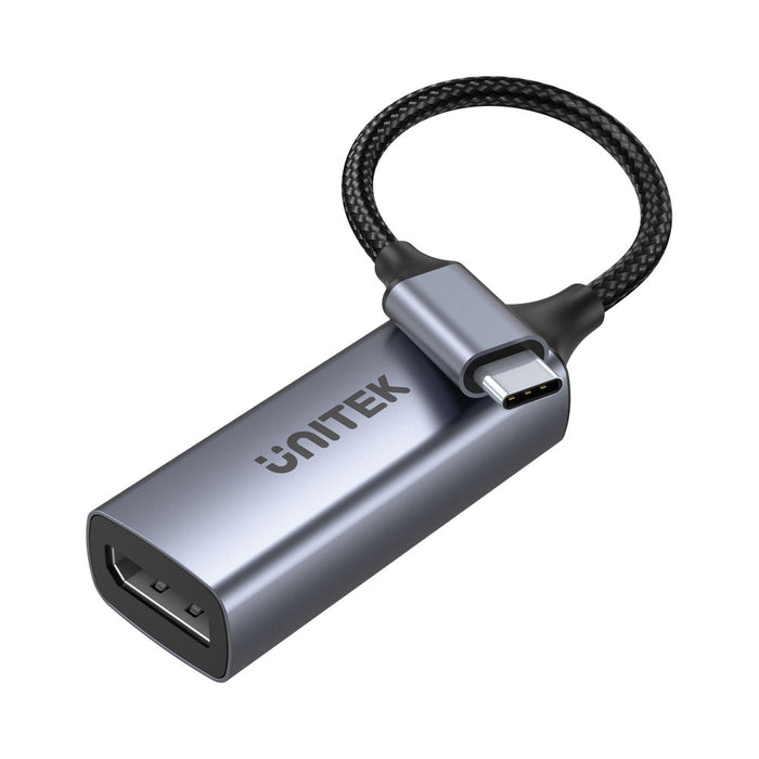 UNITEK V1411A 15CM 4K @60HZ USB TYPE-C TO DISPLAYPORT 1.2 FEMALE ADAPTER - CNV-USB-TC-DISP-U