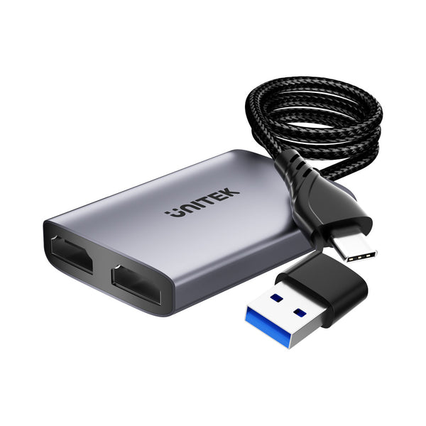 UNITEK USB C/A DUAL HDMI ADAPTER (V1427A01) - ADA-USB-V1427A01