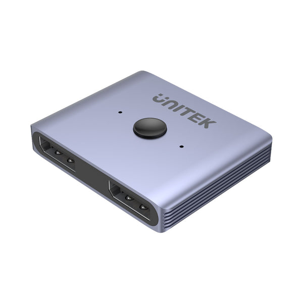 UNITEK DP1.4 SWITCH 2IN1/1IN1(V1609A) GREY - CNV-SWITCH-DP-2-1-U